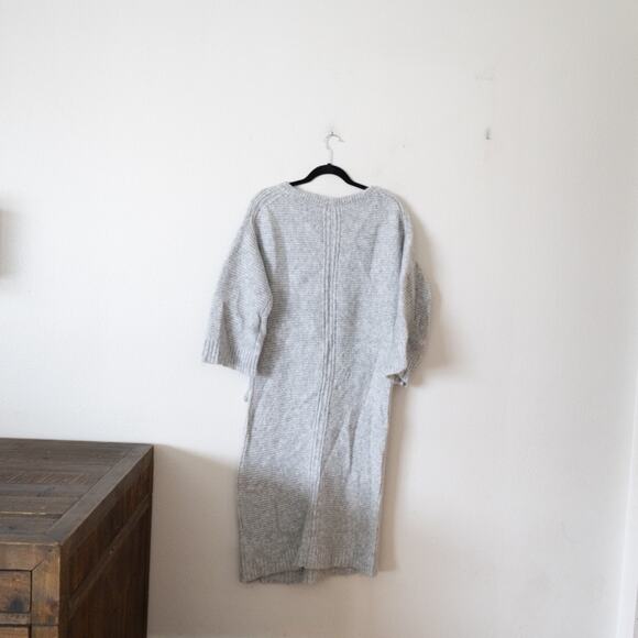 J Crew Relaxed Tie Neck Sweater Dress - Picture 5 of 6